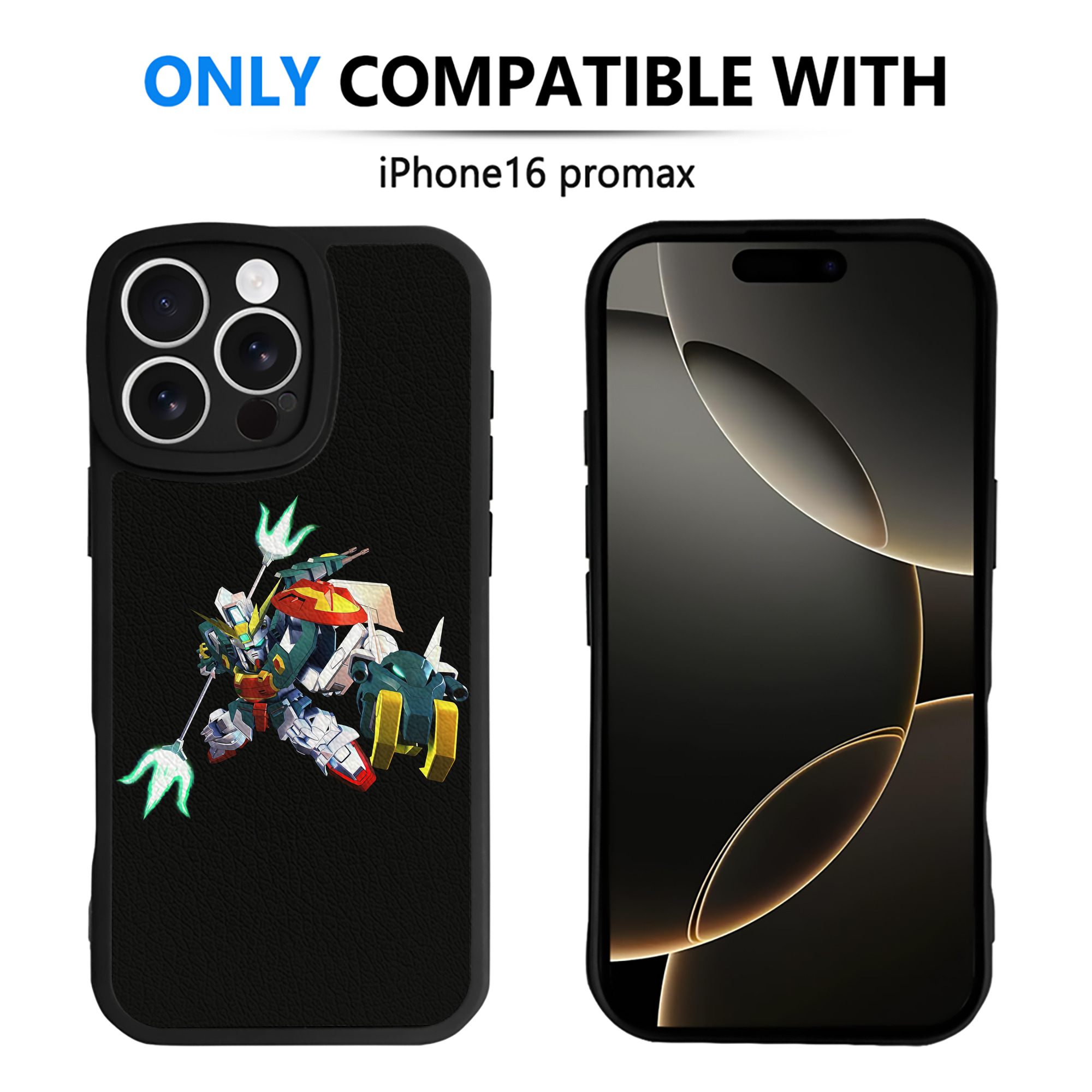 （画像用） 機動戦士ガンダム Mobile Suit Gundam 【iPhone 16シリーズ対応】シリコンスマホケース（レザー調） 材質：シリコン